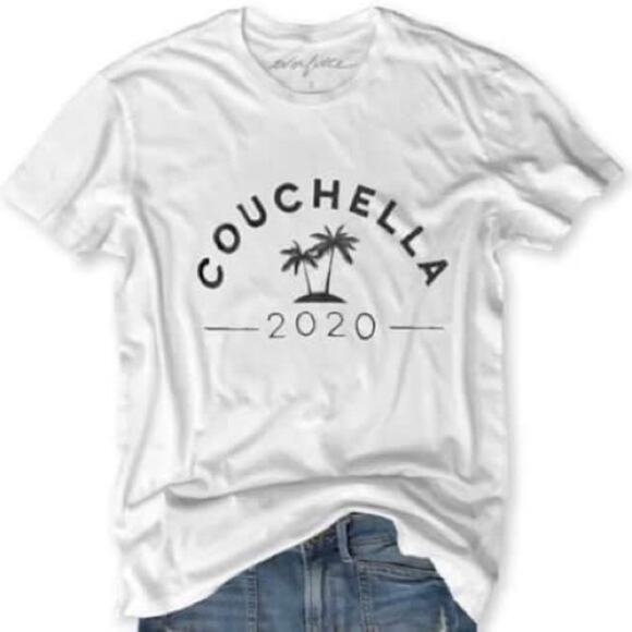 Couchella Music Festival Graphic Tee 2X XXL NEW NWT White - Picture 2 of 4